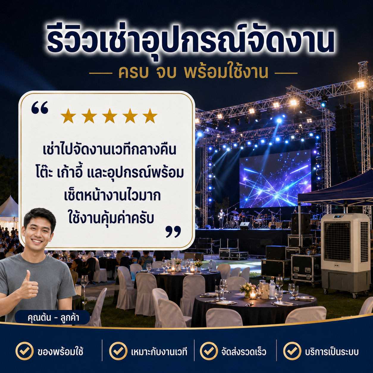 รีวิวลูกค้า คุณมาลี