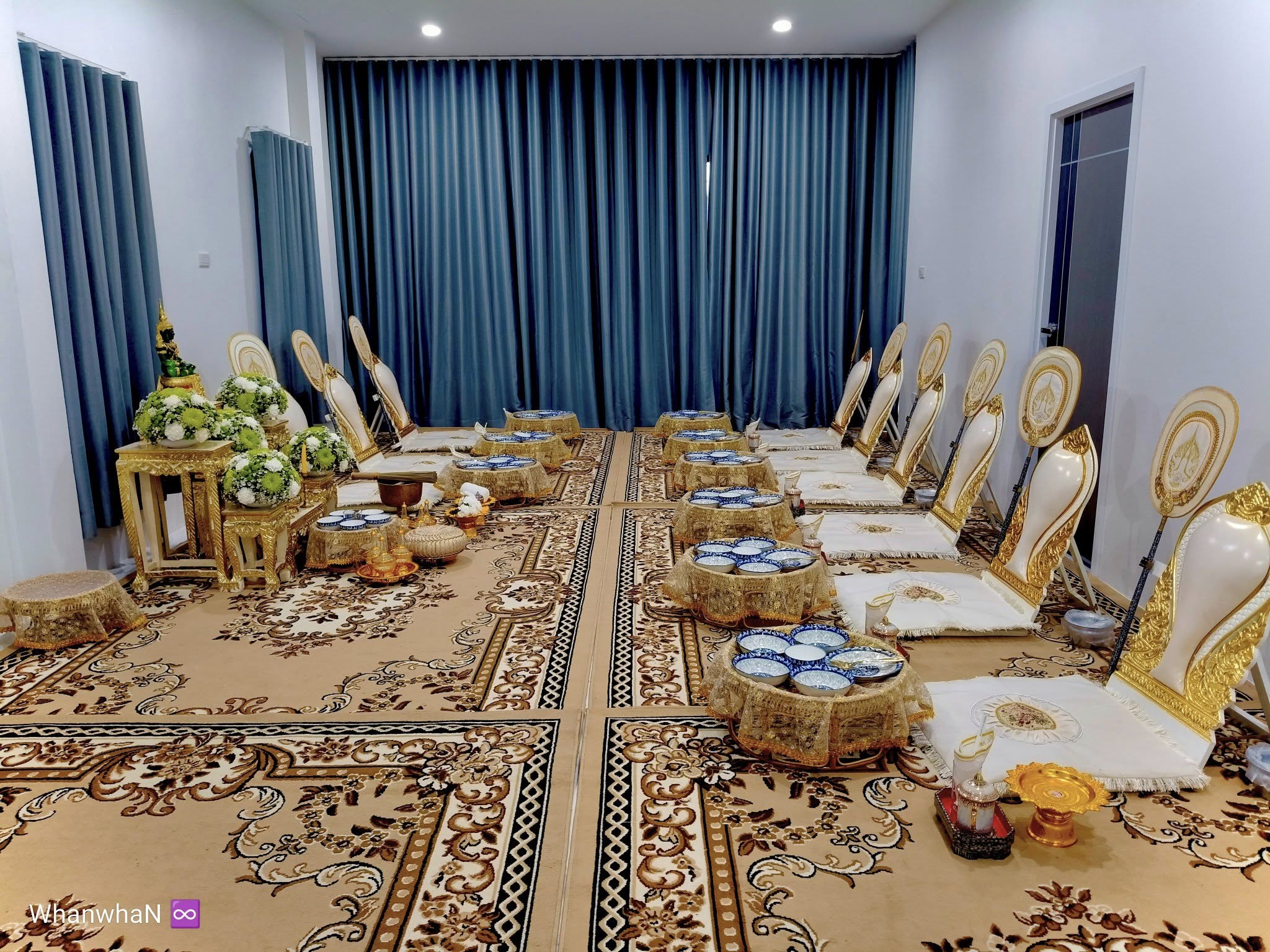 บรรยากาศทำบุญบริษัท
